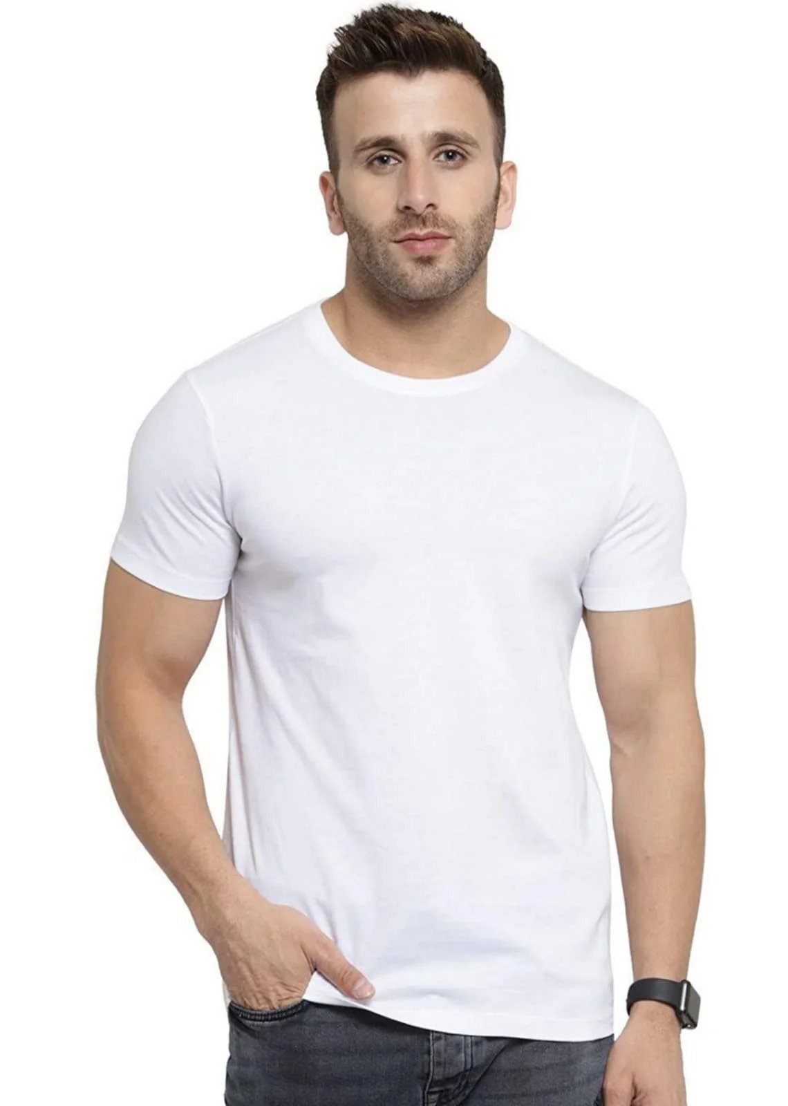 Round Neck Men's T-Shirts Biowash 180 GSM - View 5